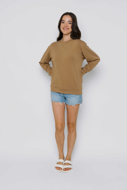 Jenna-Luxe Fleece Crew